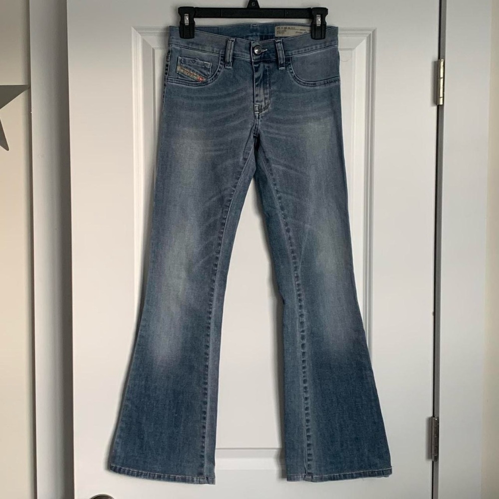 Vintage Diesel Super-Slim Flared Jeans - Size 26